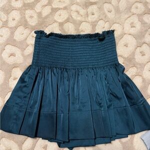 NATURAL LIFE Dark Teal Mini Skirt